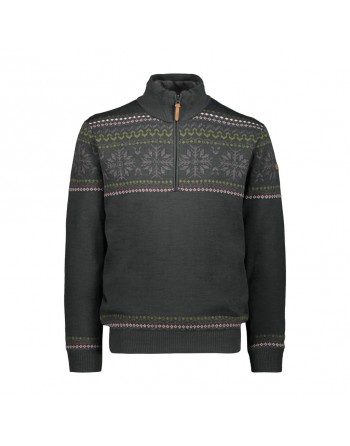 MAGLIONE LANA UOMO STILE NORVEGESE...